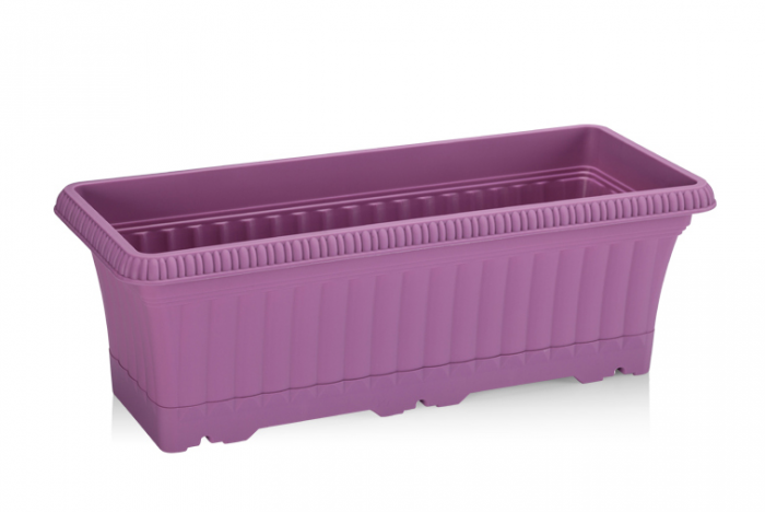 SERINOVA Jardiniera flori 43x17xh14,5cm 5,7l mov [1]