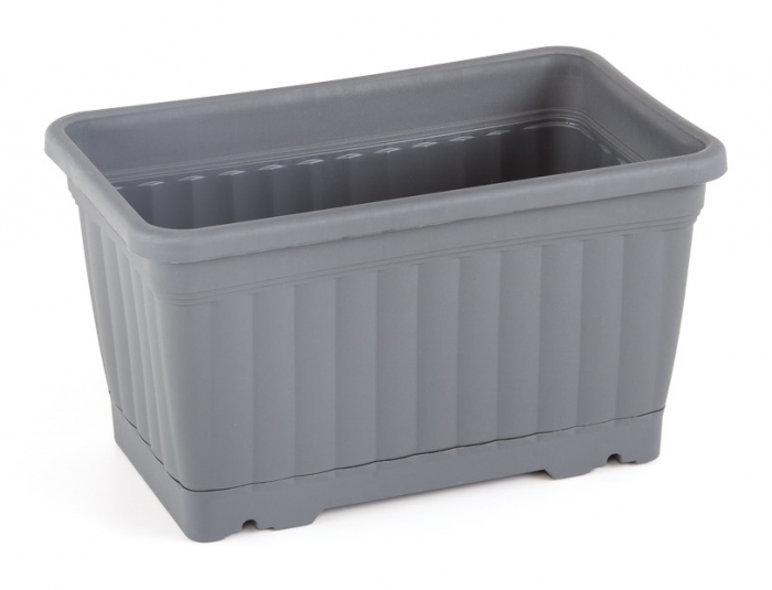 SERINOVA Jardiniera flori 50,5x18,5xh17cm 11l antracit [1]