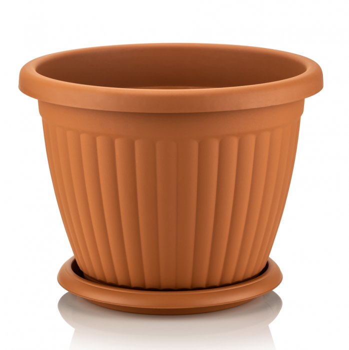 SERINOVA KEMER Ghiveci flori terracotta 20xh16cm 3l [1]