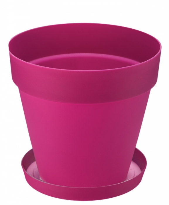 SERINOVA YALI Ghiveci pentru flori 24xh22cm 6l culoare mov [1]