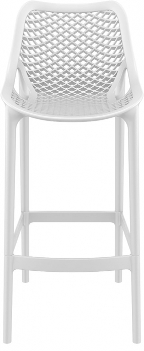 SIESTA AIR Scaun bar, polipropilena cu fibra de sticla, 45x53xh105cm, alb [2]