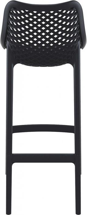 SIESTA AIR Scaun bar, polipropilena cu fibra de sticla, 45x53xh105cm, negru [5]
