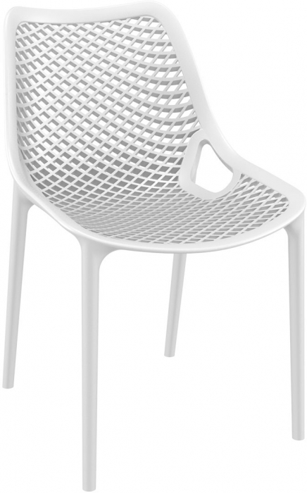 SIESTA AIR Scaun tip scoica, 50x60xh82cm, polipropilena cu fibra de sticla, alb [1]