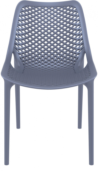 SIESTA AIR Scaun tip scoica, 50x60xh82cm, polipropilena cu fibra de sticla, gri [2]