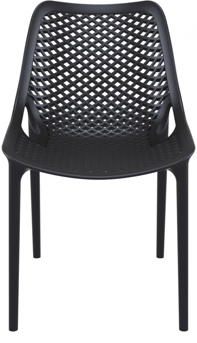 SIESTA AIR Scaun tip scoica, 50x60xh82cm, polipropilena cu fibra de sticla, negru [2]