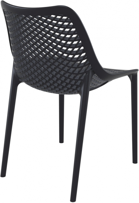 SIESTA AIR Scaun tip scoica, 50x60xh82cm, polipropilena cu fibra de sticla, negru [4]