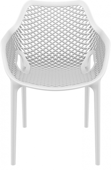 SIESTA AIR XL Scaun tip scoica 57x60xh81cm, polipropilena cu fibra de sticla, alb [2]