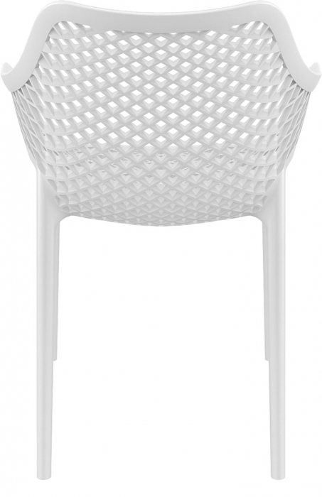 SIESTA AIR XL Scaun tip scoica 57x60xh81cm, polipropilena cu fibra de sticla, alb [5]