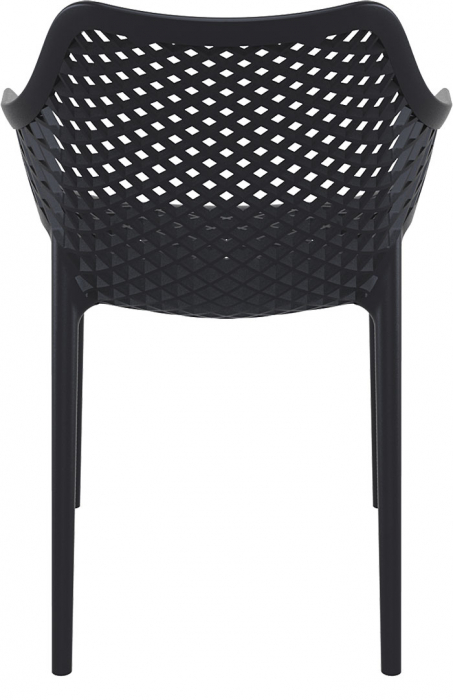 SIESTA AIR XL Scaun tip scoica 57x60xh81cm, polipropilena cu fibra de sticla, negru [5]
