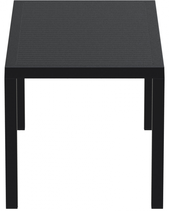 SIESTA ARES Masa dreptunghiulara, 140x80xh75cm, neagra, plastic [3]