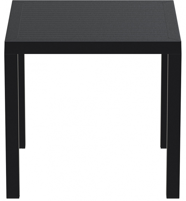 SIESTA ARES Masa patrata 80x80xh75cm, neagra, plastic [2]