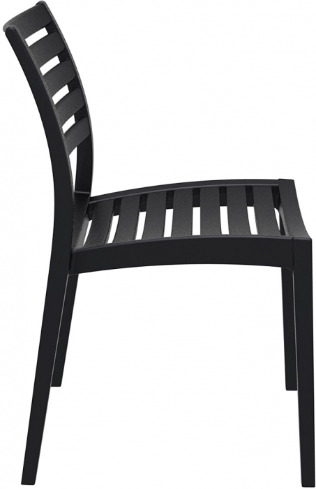 SIESTA ARES Scaun polipropilena cu fibra de sticla, 48x58xh82cm, negru [3]