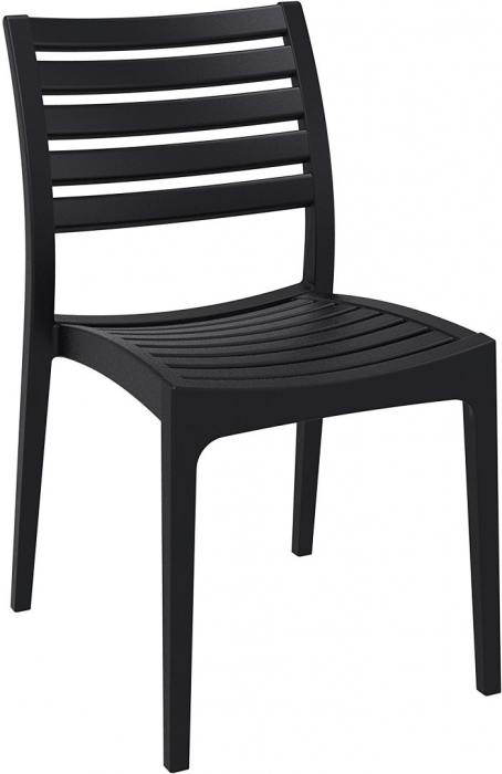 SIESTA ARES Scaun polipropilena cu fibra de sticla, 48x58xh82cm, negru [1]