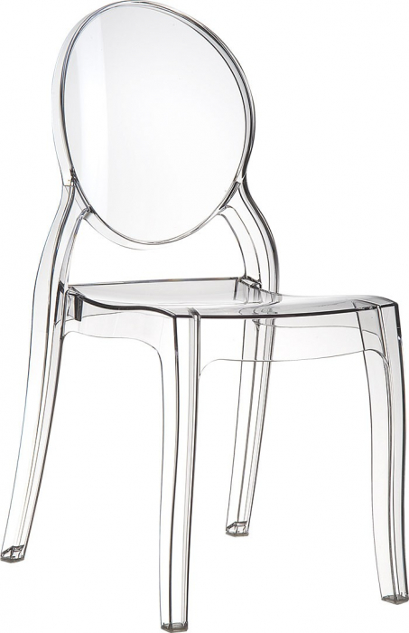SIESTA ELIZABETH Scaun policarbonat transparent, 47x50xh90cm [1]