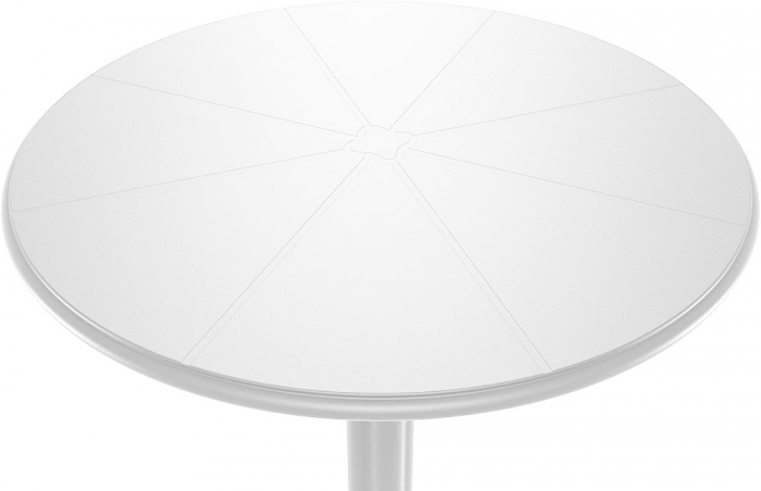 SIESTA OCTOPUS Masa bar rotunda, D60xh108cm, polipropilena cu fibra de sticla, alba [2]