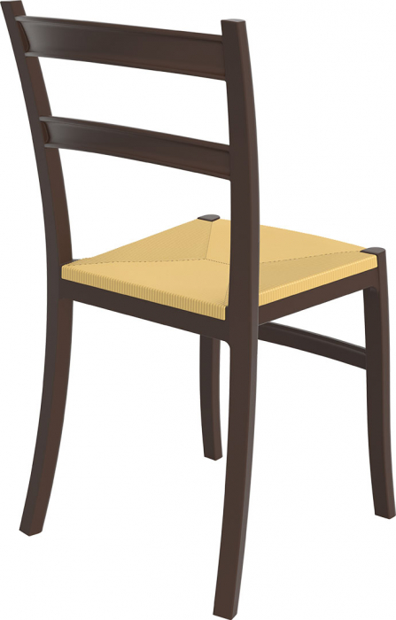 SIESTA TIFFANY-S Scaun 45x51xh85cm, polipropilena cu fibra de sticla, maro [5]