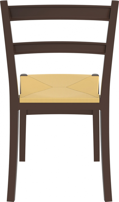 SIESTA TIFFANY-S Scaun 45x51xh85cm, polipropilena cu fibra de sticla, maro [6]