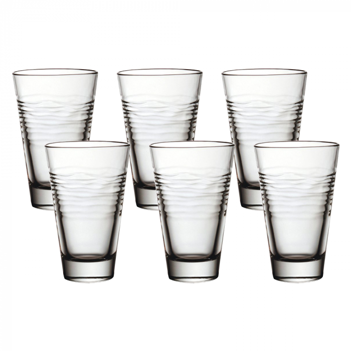 VIDIVI OASI Set 6 pahare inalte din sticla temperata 380ml [1]