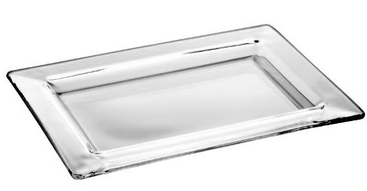 VIDIVI RIALTO Platou pentru servit din sticla temperata 24x18xh2,5cm [1]