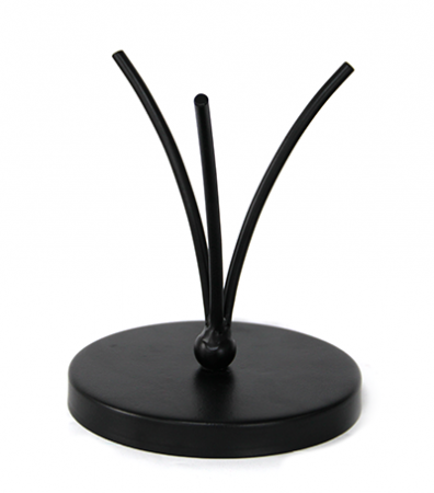 Display-uri si suporturi - CULINARO Suport universal pentru boluri, din metal, 7,5x20,5cm, negru