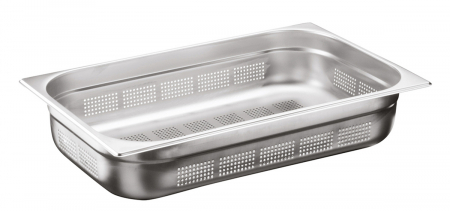 Tavi GN inox - AGMA HORECA Tava inox gastronorm perforata GNP 1/1 100mm