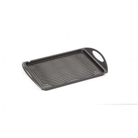 Produse - ANTIK ARS Tava pentru copt cu grill 25x25xh5cm cu manere, aluminiu, strat antiaderent