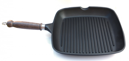 Tigai antiaderente - ANTIK ARS Tigaie grill 29x29xh4,5cm, aluminiu, strat antiaderent