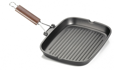 Tigai antiaderente - ANTIK ARS Tigaie grill 35x25xh4,5cm, aluminiu, strat antiaderent 