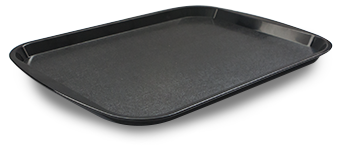 Tavi servire - ATLAS Tava servire dreptunghiulara, 46x36cm, plastic, neagra