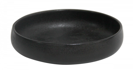 Produse - CULINARO BLACK CERAMIC Farfurie adanca 15,2xh4cm din ceramica (1642)