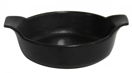Ceramica - CULINARO BLACK CERAMIC Tava cu manere 15x5,5cm din ceramica (1508)