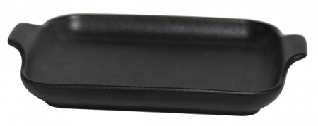 Ceramica - CULINARO BLACK CERAMIC Tava cu manere 20x15,4xh3,5cm din ceramica (1888)