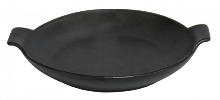 Ceramica - CULINARO BLACK CERAMIC Tava cu manere 21xh5cm din ceramica (1883)
