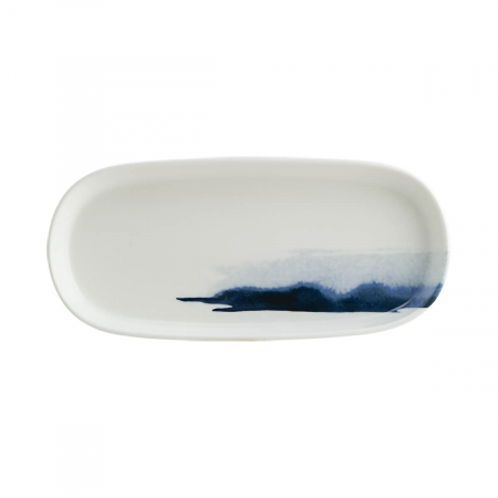 Bonna Premium Portelain - BONNA BLUE WAVE Farfurie ovala din portelan, 21cm (BLW HYG 21OV)