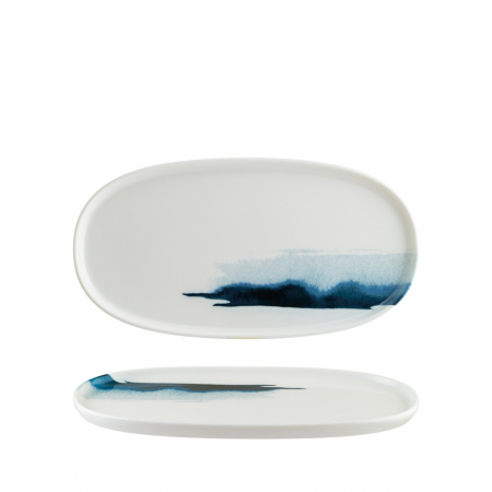 BONNA BLUE WAVE Farfurie ovala din portelan, 30cm (BLW HYG 30OV) [1]