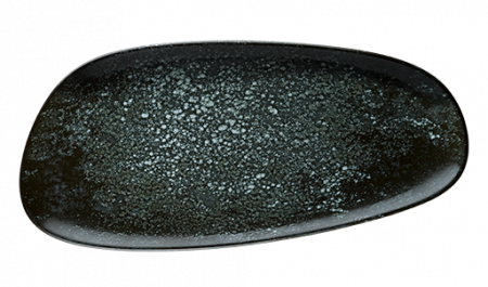 Bonna Premium Portelain - BONNA COSMOS BLACK Platou dreptunghiular portelan 36cm (COSBL VAO 36DT)