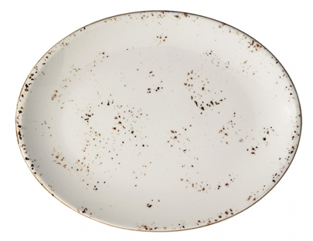 Produse - BONNA GRAIN Farfurie ovala din portelan 31cm (GRA MOV 31OV)
