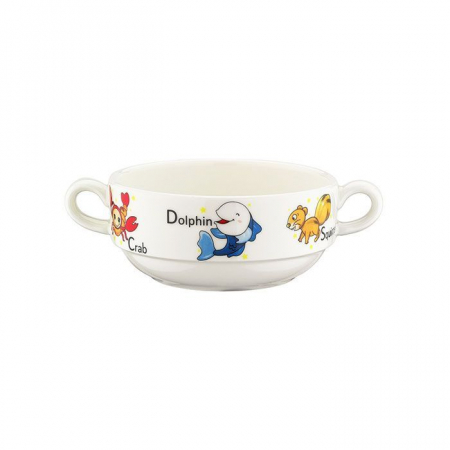 Bonna Premium Portelain - BONNA KIDS Bol supa/consomme pentru copii, D12cm, 350ml, portelan (KIDS BNC 12KKS)