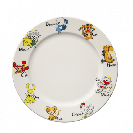 Bonna Premium Portelain - BONNA KIDS Farfurie intinsa portelan pentru copii, D25cm (KIDS BNC 25DZ)
