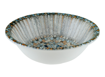 Bonna Premium Portelain - BONNA LUCA MOSAIC Bol 16cm 400ml din portelan (S-MT-LUCMZ GRM 16KS)