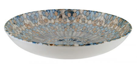 Bonna Premium Portelain - BONNA LUCA MOSAIC Farfurie adanca din portelan, D23cm, 1000ml (S-MT-LUCMZ BLM 23CK)