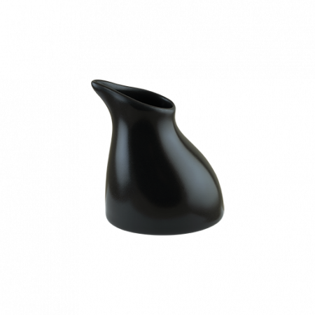 Bonna Premium Portelain - BONNA NOTTE NEAT Sosiera din portelan, h8cm, 180ml, neagra (NOT NEA 01SO)