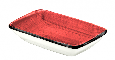 PASSION Aura Collections - BONNA PASSION Farfurie dreptunghilara din portelan 15x9cm (APS MOV 16DKY)