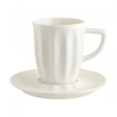 BONNA RAW Farfurioara portelan D16cm pentru cesti ceai/cafea de 235ml/320ml/345ml (RAW 02KT) [3]