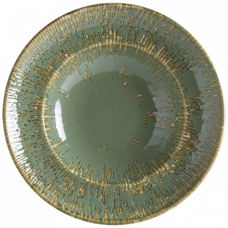 Bonna Premium Portelain - BONNA SNELL SAGE Farfurie adanca paste, portelan, D24cm, 400ml, verde (S-SAG SNL GRM 24CK)