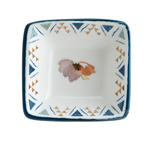 Bonna Premium Portelain - BONNA SPRING Bol portelan patrat 8x8,5cm (SPR MOV 10KS)