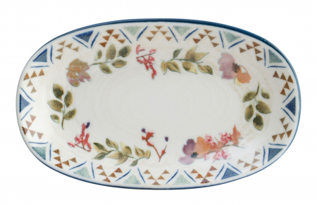 Bonna Premium Portelain - BONNA SPRING Farfurie portelan ovala 19x11cm (SPR GRM 19OKY)