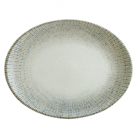 Bonna Premium Portelain - BONNA SWAY Farfurie portelan ovala, 31x24cm (S-MT-SWY MOV 31OV)