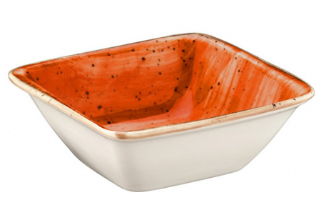 TERRACOTA Aura Collections - BONNA TERRACOTA Bol patrat din portelan 8x8,5cm (ATC MOV 10KS)