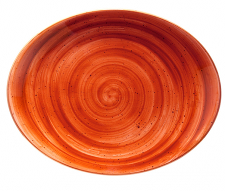 TERRACOTA Aura Collections - BONNA TERRACOTA Farfurie ovala  din portelan 31cm (ATC MOV 31OV)